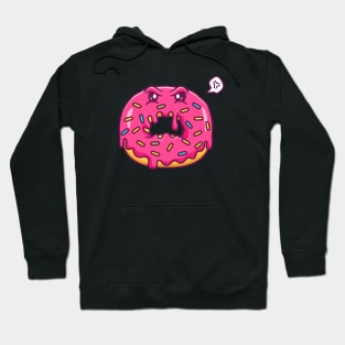 Cute Doughnut Monster Angry Cartoon Hoodie